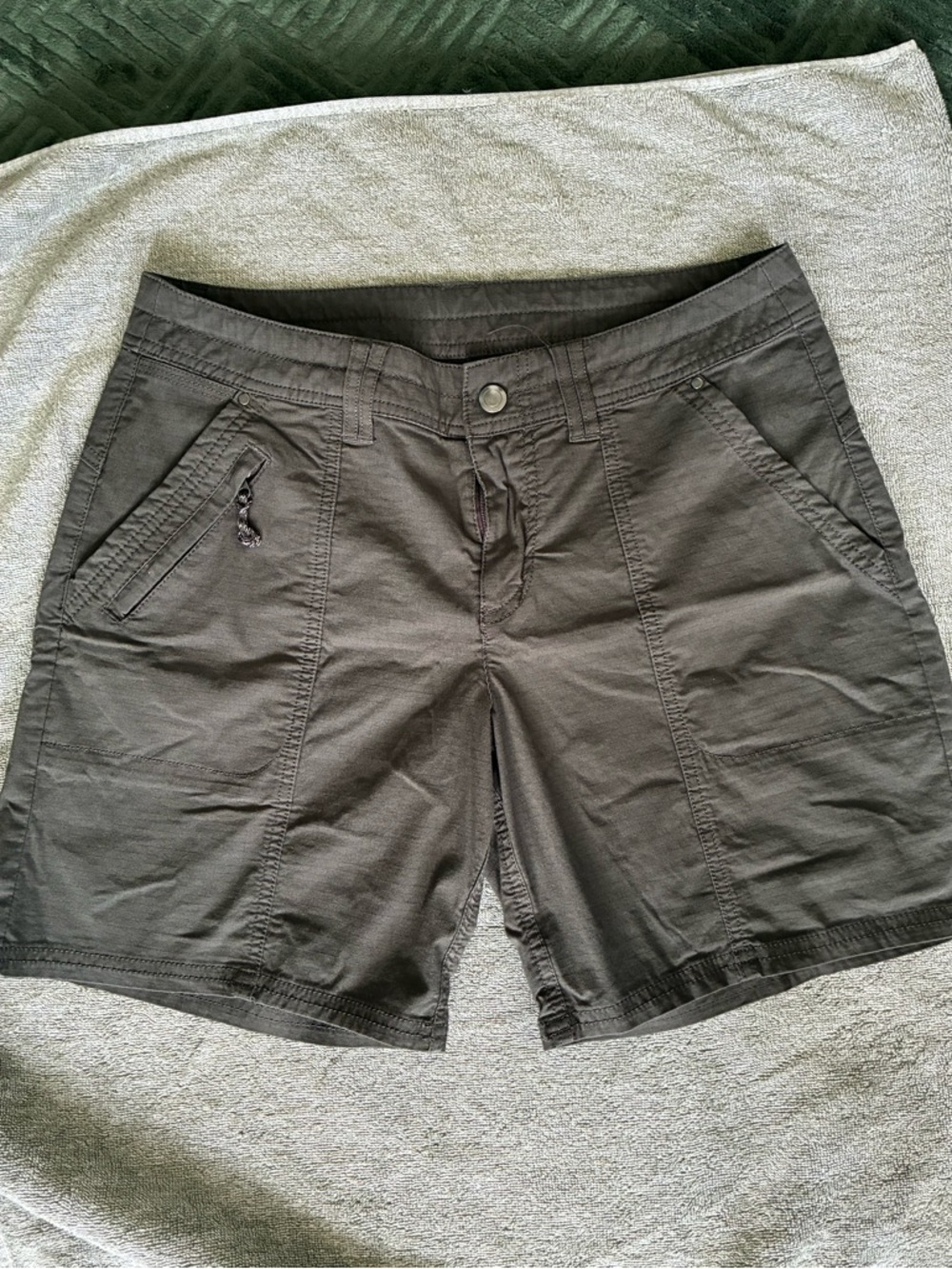 Women's Casual Dark Grey Shorts - Comfortable Everyday Style